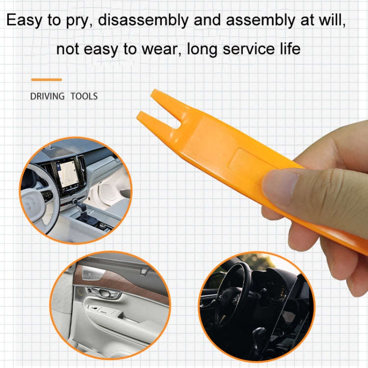 10pcs Driving Recorder Hidden Wire Car Audio Disassembly Assembly Tool, Color: Black