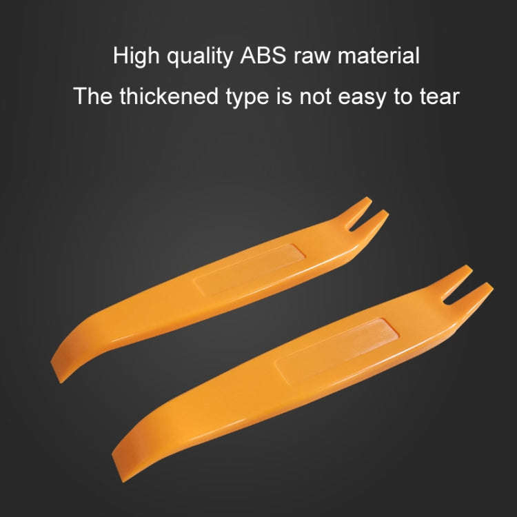 10pcs Driving Recorder Hidden Wire Car Audio Disassembly Assembly Tool, Color: Orange