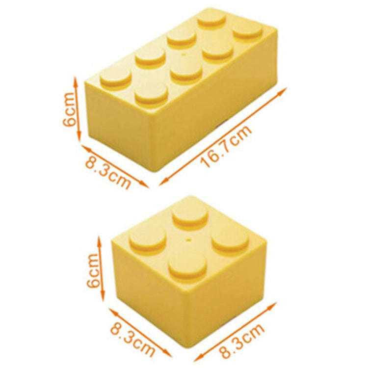 Household Stackable Building Block Organizer Student Desktop Plastic Storage Box, Model: Rectangu...