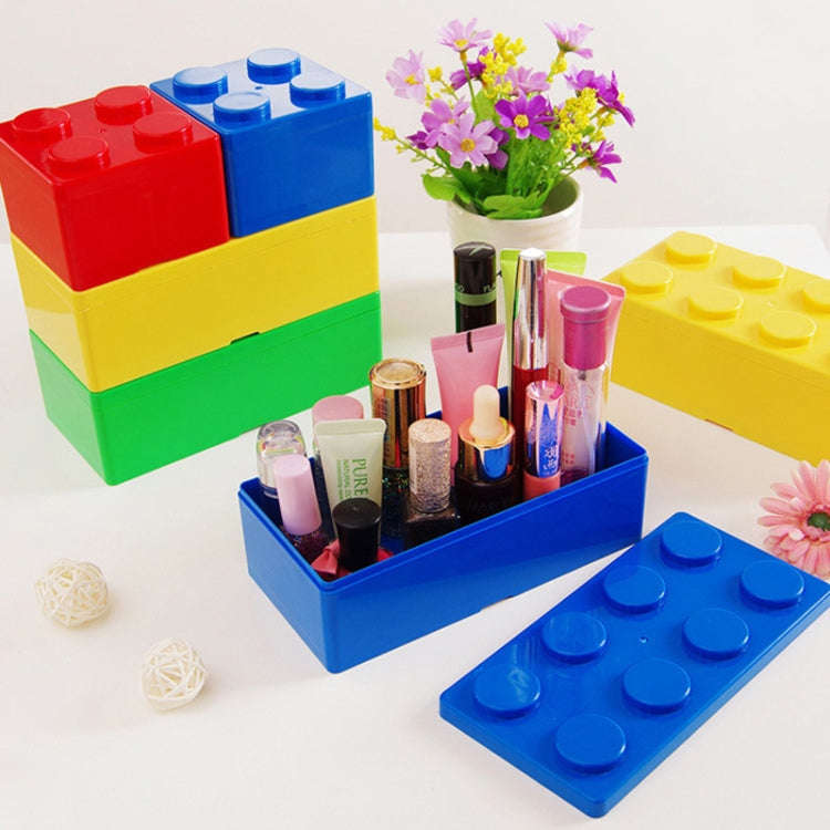 Household Stackable Building Block Organizer Student Desktop Plastic Storage Box, Model: Rectangu...