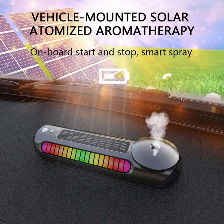 Solar Car Smart Spray Aromatherapy Machine Parking Sign(Gray)