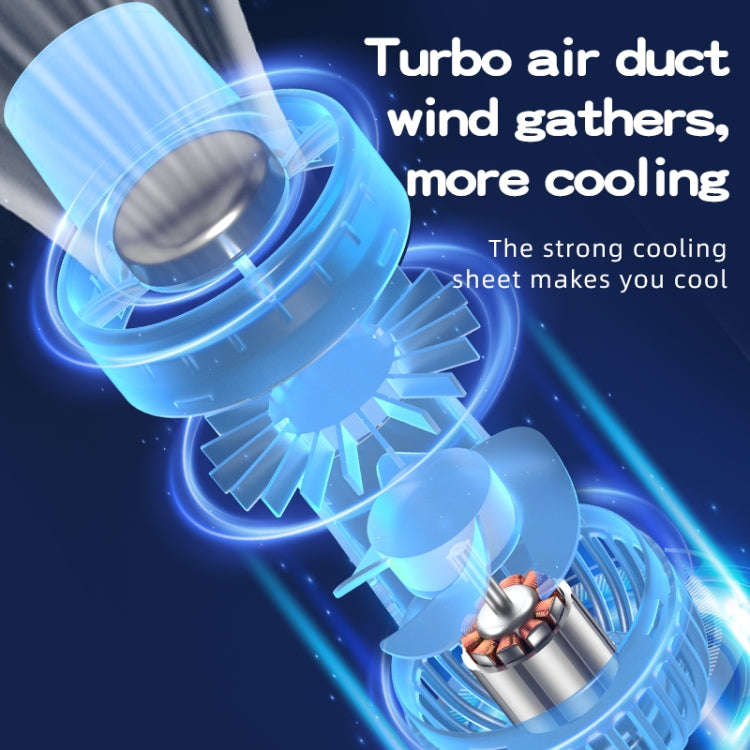 Outdoor Handheld Ice Air Conditioning Fan Astronaut Night Light Semiconductor Cooling Fan(Light B...