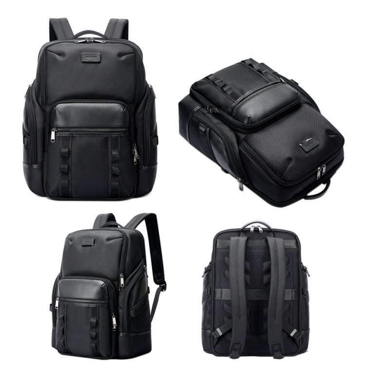 Bopai 61-123561 Large Capacity Business Trip Laptop Backpack(Black)