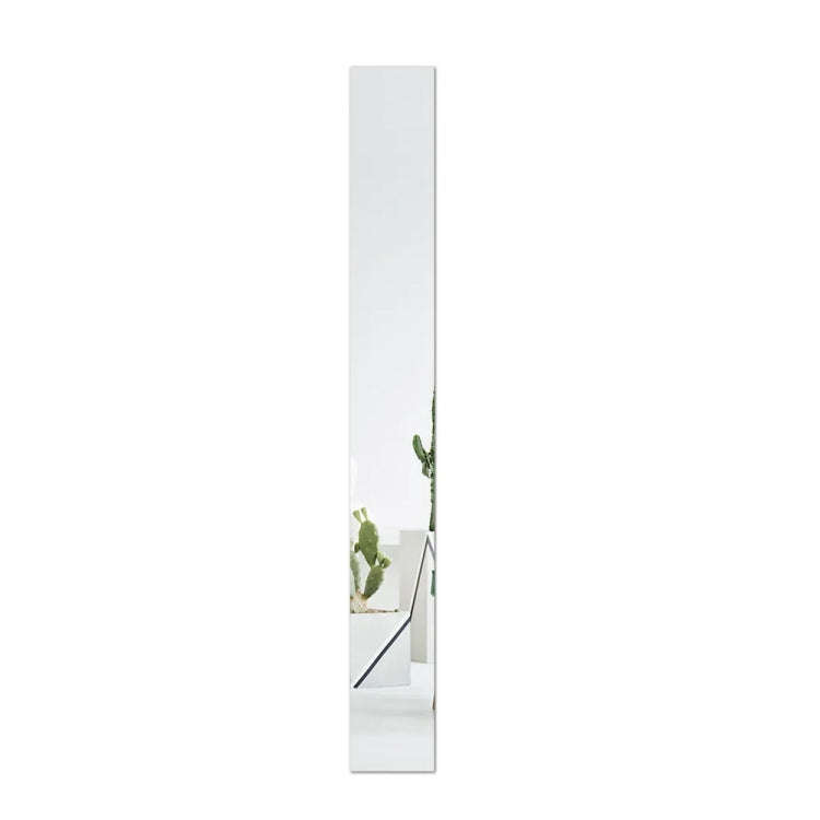 8x100cm 3D Mirror Wall Stickers Beautiful Edge Decorative Strip Living Room TV Background Decorat...