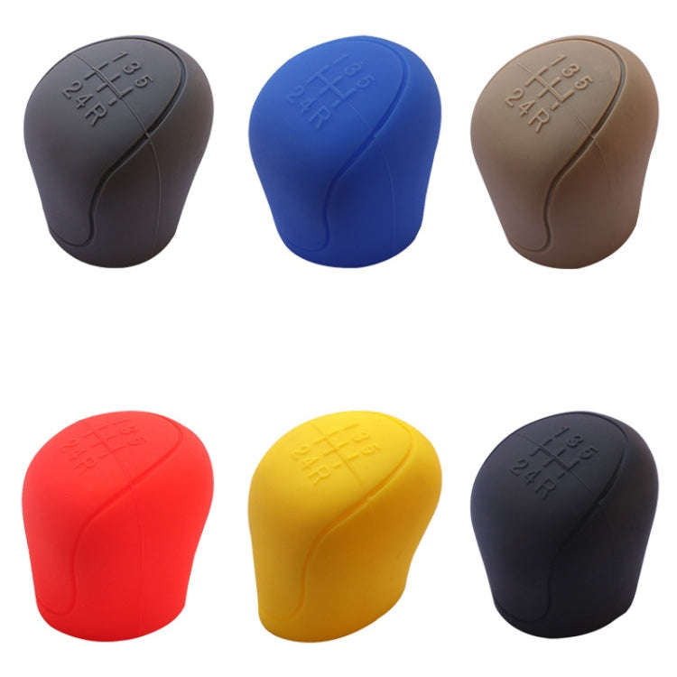 Automotive Silicone Manual Automatic Shift Lever Protective Cover, Size: Gear Shift Black