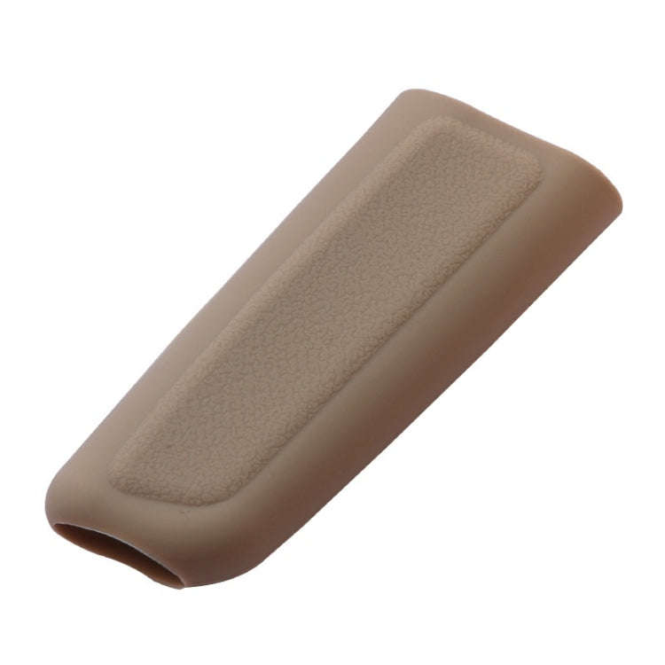 Automotive Silicone Manual Automatic Shift Lever Protective Cover, Size: Handbrake Beige