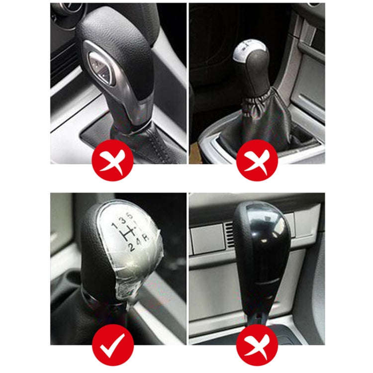 Automotive Silicone Manual Automatic Shift Lever Protective Cover, Size: Gear Shift Blue