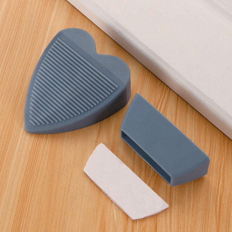 PVC Windproof Door Stopper Household Door Stopper With Storage Box(Dark Blue)