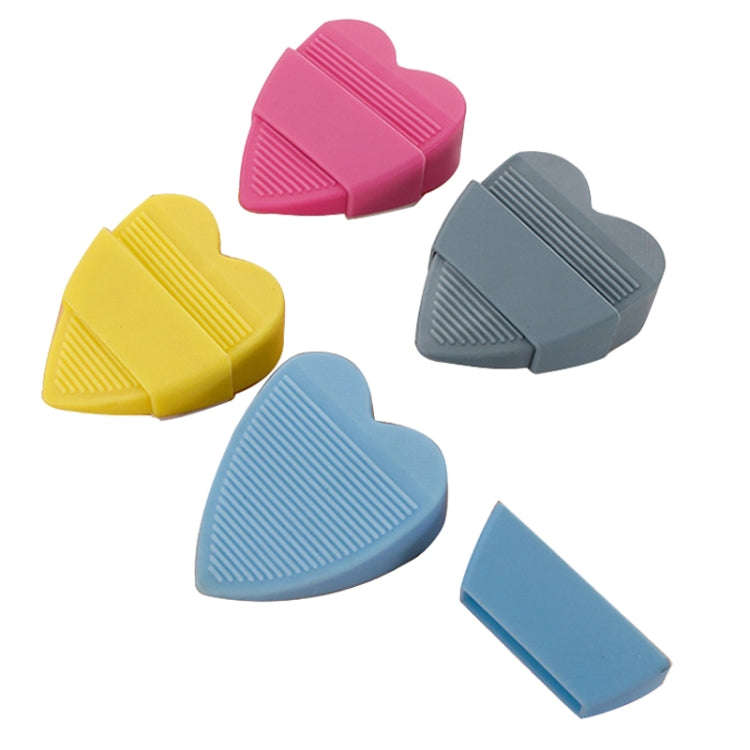 PVC Windproof Door Stopper Household Door Stopper With Storage Box(Pink)