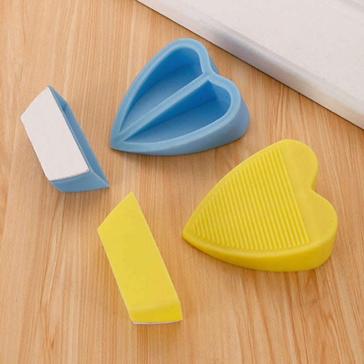 PVC Windproof Door Stopper Household Door Stopper With Storage Box(Pink)