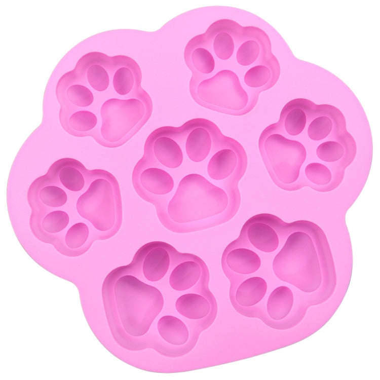 7 Cells Small and Large Cat Paw Silicone Cake Mould Cartoon DIY Handmade Essential Oil Soap Mould...