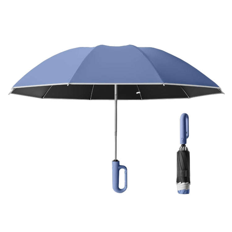 Fully Automatic Rain Or Shine Umbrella Foldable Unisex Sun Shade Umbrella, Style: Reverse Blue 105cm