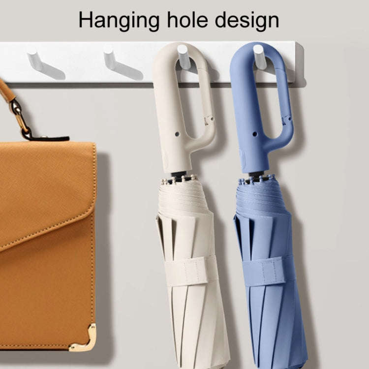 Fully Automatic Rain Or Shine Umbrella Foldable Unisex Sun Shade Umbrella, Style: Reverse Gray 105cm