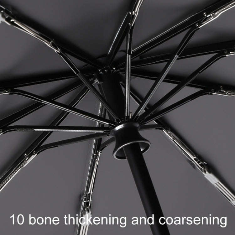 Fully Automatic Rain Or Shine Umbrella Foldable Unisex Sun Shade Umbrella, Style: Reverse Gray 105cm