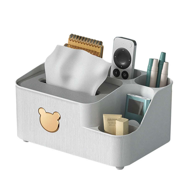 Drawing Paper Desktop Organizer Coffee Table Multifunctional Remote Control Storage Box, Color: W...