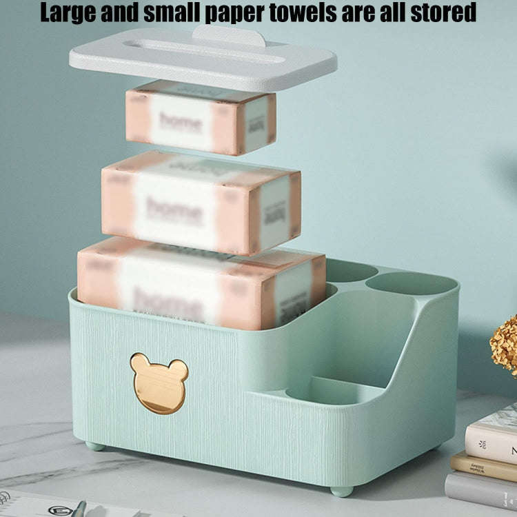 Drawing Paper Desktop Organizer Coffee Table Multifunctional Remote Control Storage Box, Color: W...