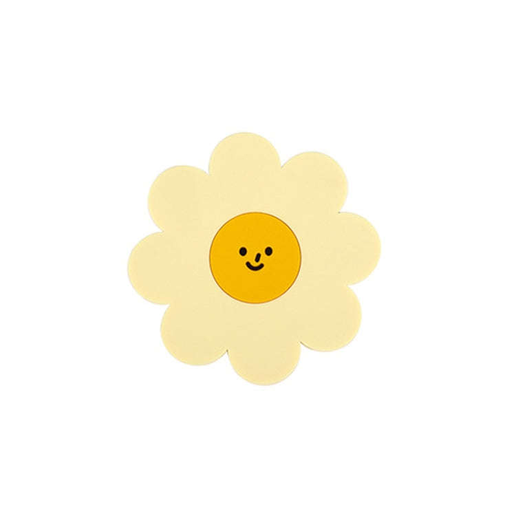 Sunflower Cute PVC Heat Insulation Mat Household High Temperature Resistant Table Pad, Style: Yel...