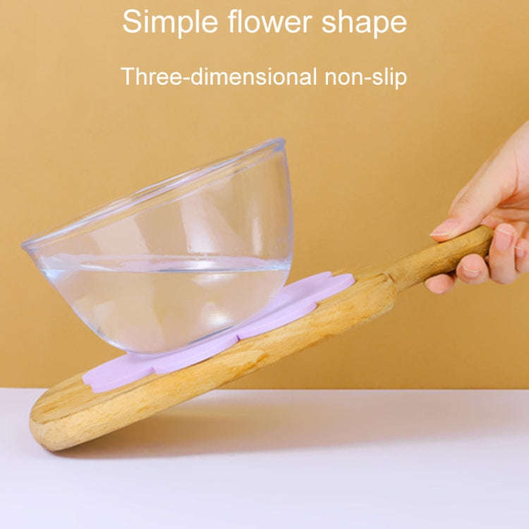 Sunflower Cute PVC Heat Insulation Mat Household High Temperature Resistant Table Pad, Style: Yel...