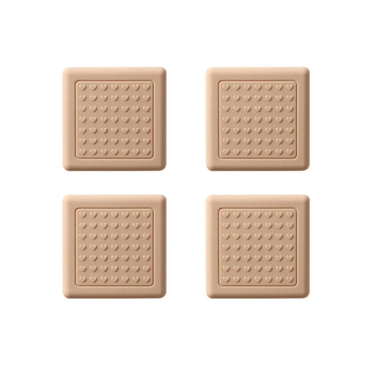 4pcs /Set Silent And Wear Resistant Chair Foot Cover Household Stool Anti-Slip Protective Pads, S...