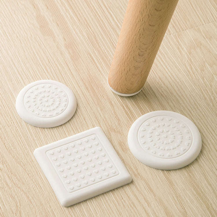 4pcs /Set Silent And Wear Resistant Chair Foot Cover Household Stool Anti-Slip Protective Pads, S...