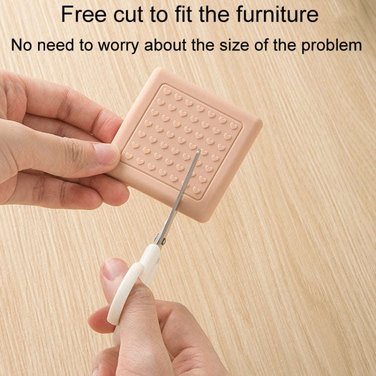 4pcs /Set Silent And Wear Resistant Chair Foot Cover Household Stool Anti-Slip Protective Pads, S...