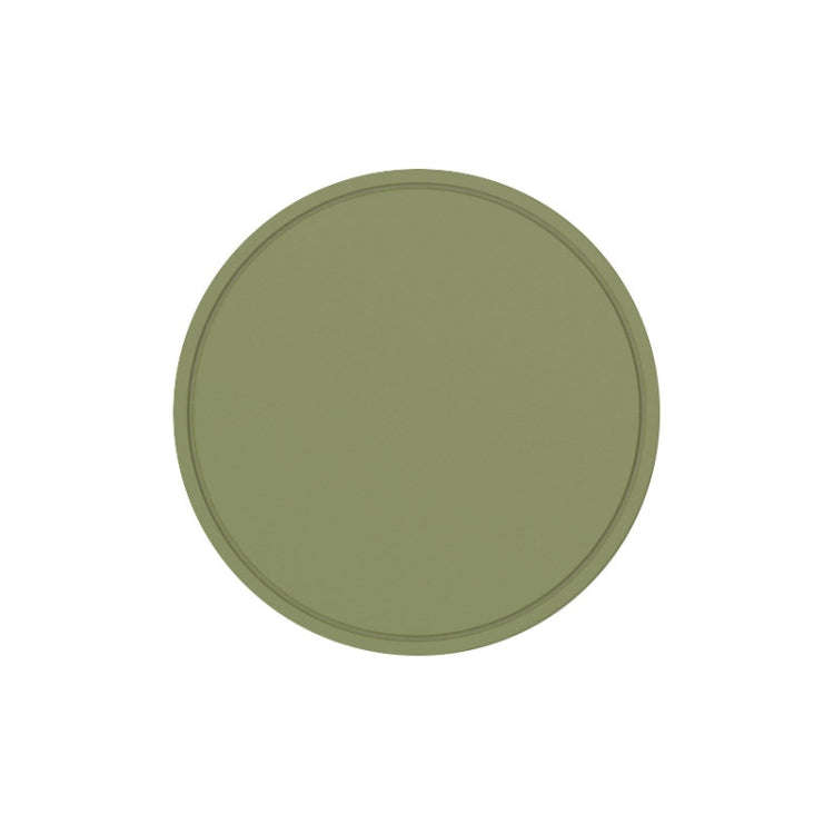 Household Round Heat Insulating Mats Kitchen High Temperature Resistant Silicone Pad, Color: Bowl...