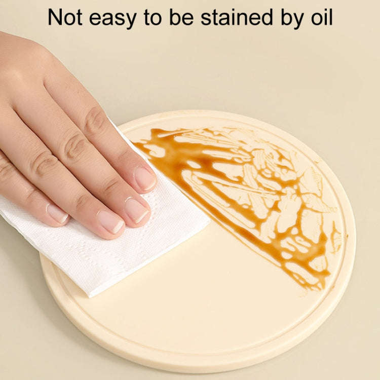 Household Round Heat Insulating Mats Kitchen High Temperature Resistant Silicone Pad, Color: Bowl...