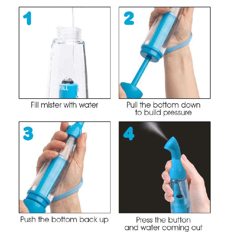 Portable Spray Hydrator Mini Home Air Pressure Spray Bottle(Blue)
