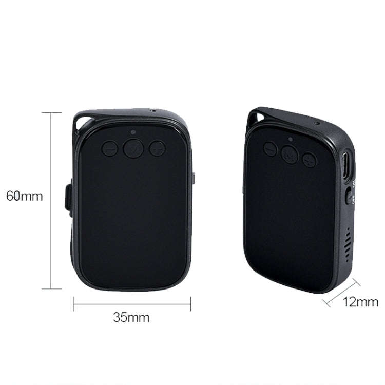 C20 HD Intelligent Noise Reduction Mini Recorder With OTG, Size: 16GB(Black)