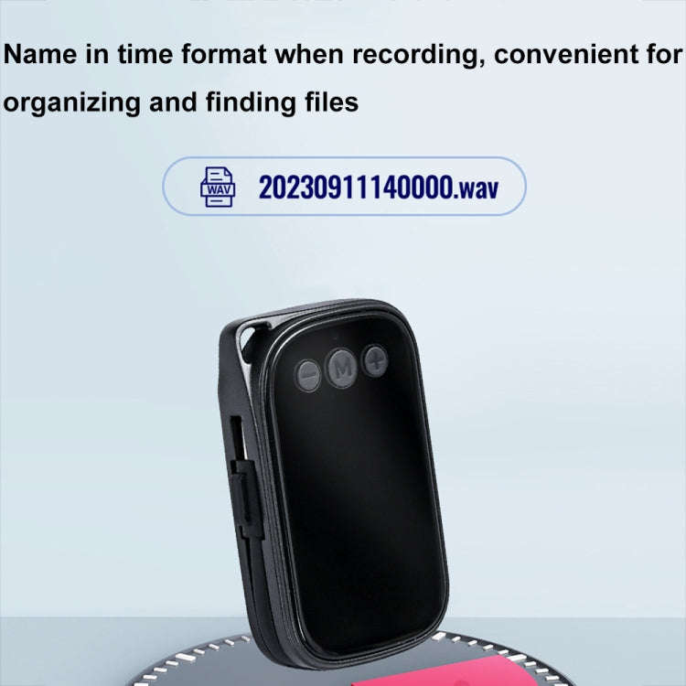 C20 HD Intelligent Noise Reduction Mini Recorder With OTG, Size: 64GB(Black)