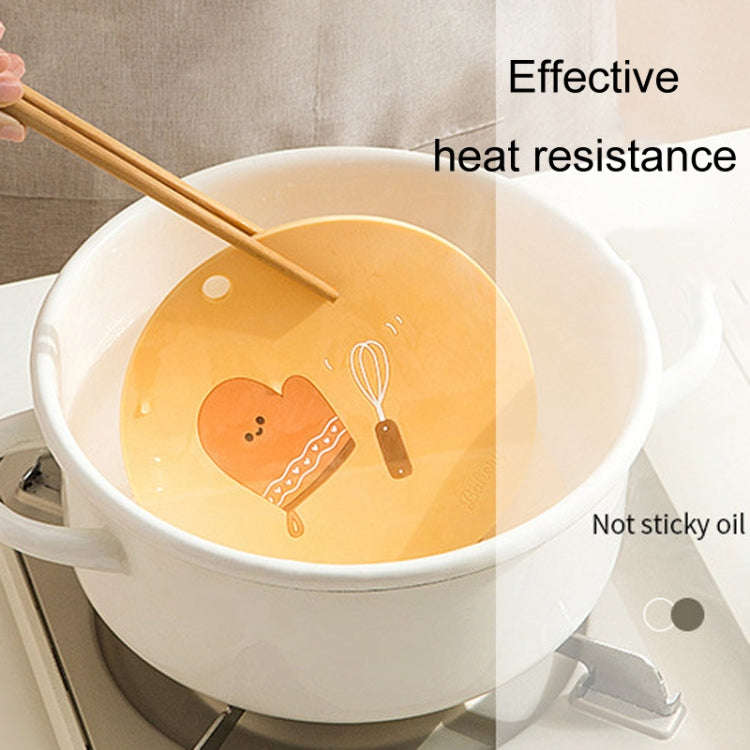 Household Cartoon Heat Insulation Mat Kitchen High Temperature Resistant Baking Placemats, Style:...