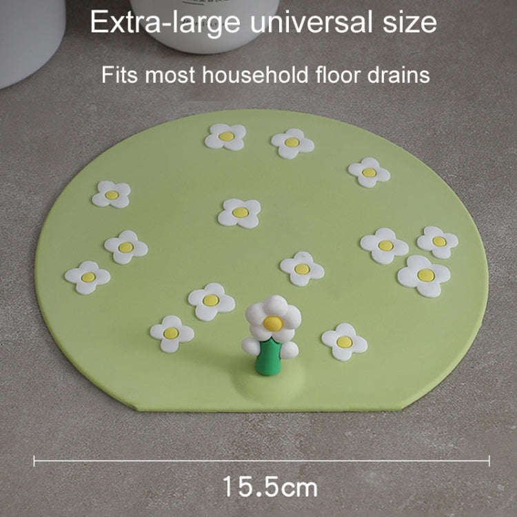 Kitchen Bathroom Anti Clogging Sink Floor Drain Cover Sewer Floor Drain Deodorizer(Clover)