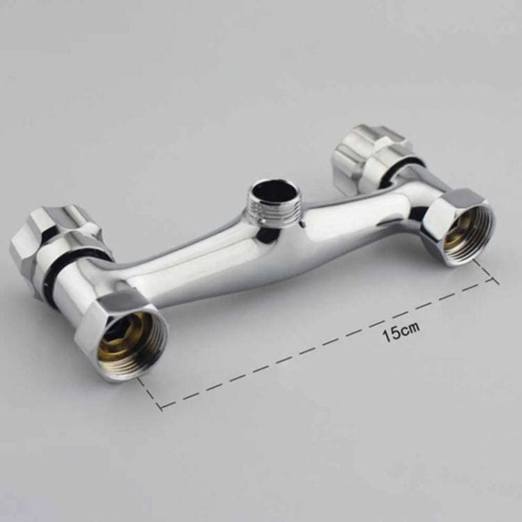 In-wall Dual Control Hot And Cold Water Faucet Bathroom Mixer Valve Shower Faucet, Specification:...