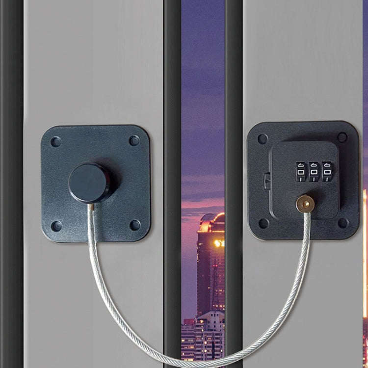 Child Safety Lock No Hole Window Limiter Refrigerator Drawer Cabinet Combination Lock, Specificat...