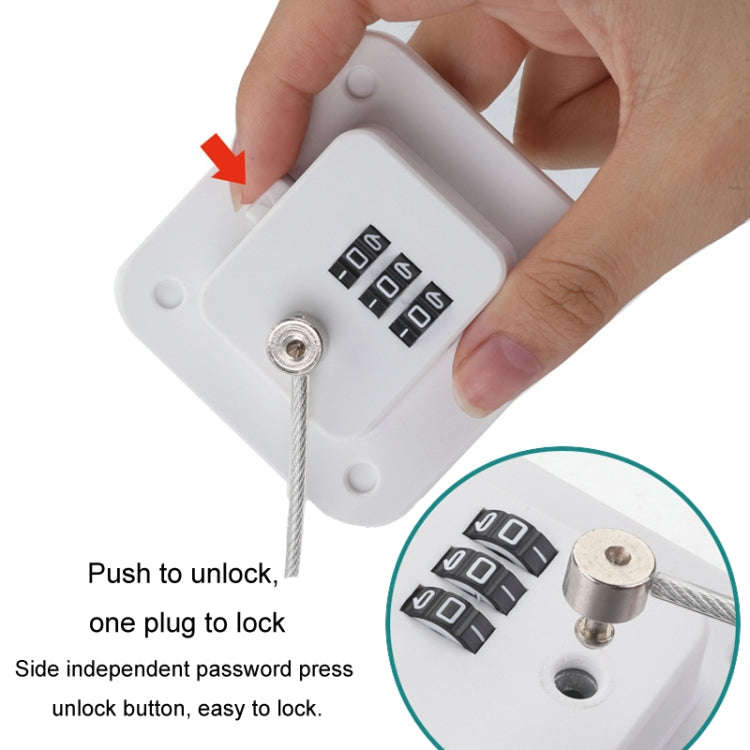 Child Safety Lock No Hole Window Limiter Refrigerator Drawer Cabinet Combination Lock, Specificat...
