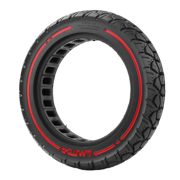 AIMITE 9.5 x 2.125 / 36 Card 9.5 inch Electric Scooter 230 x 50 Universal Off-Road Tire(Red Line)