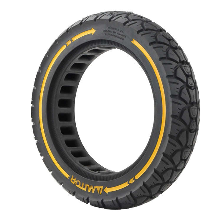 AIMITE 9.5 x 2.125 / 36 Card 9.5 inch Electric Scooter 230 x 50 Universal Off-Road Tire(Yellow Line)