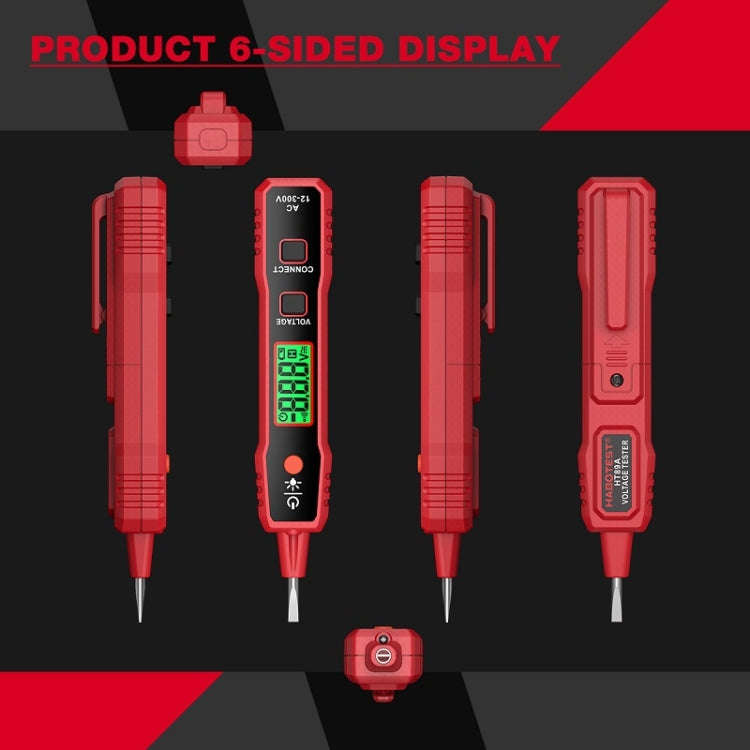HABOTEST LCD Digital Display Sound Light Alarm High Sensitivity Test Pen(HT89A)