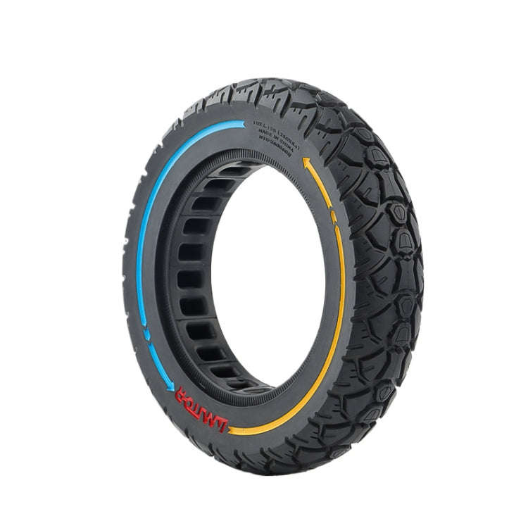 AIMITE 10 x 2.125 36 Card 250 x 54 10 inch Modified Solid Tire for Scooter(Colorful)