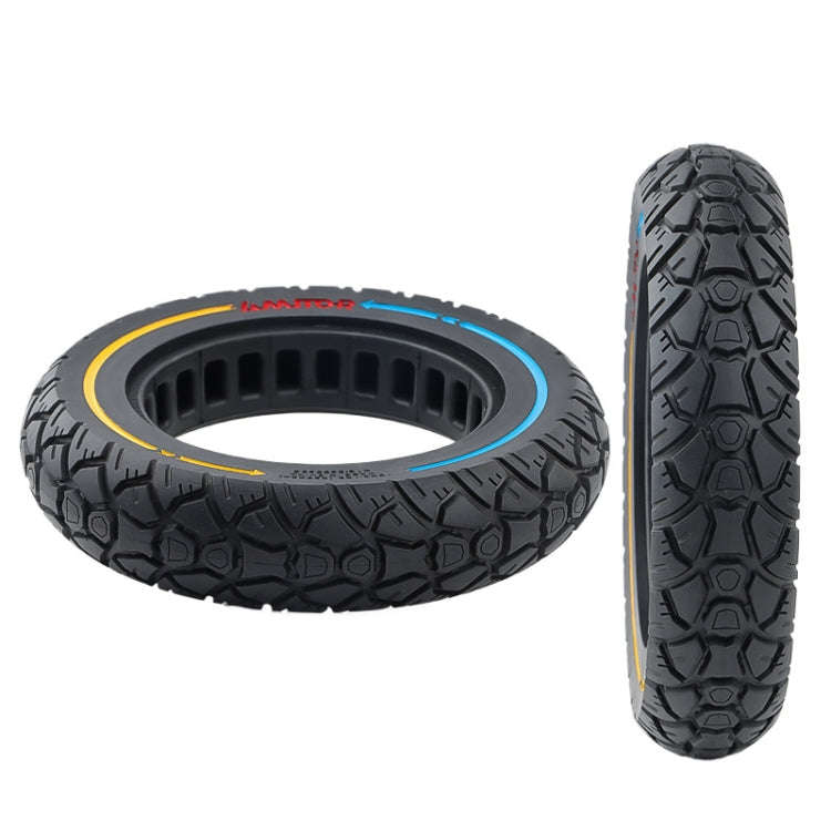 AIMITE 10 x 2.125 36 Card 250 x 54 10 inch Modified Solid Tire for Scooter(Colorful)