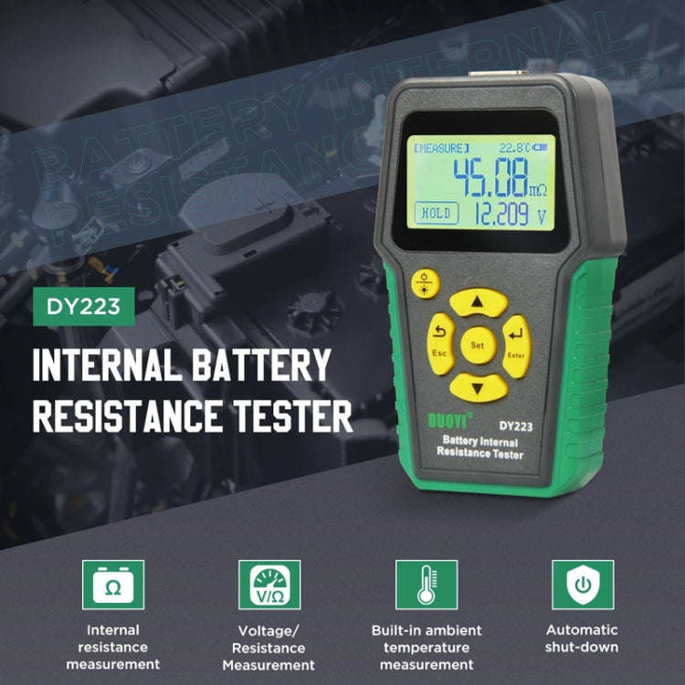 DUOYI DY223 Electrical Vehicle Voltage Testing And Fault Diagnostic Instrument(Test Clip+Guage Pe...