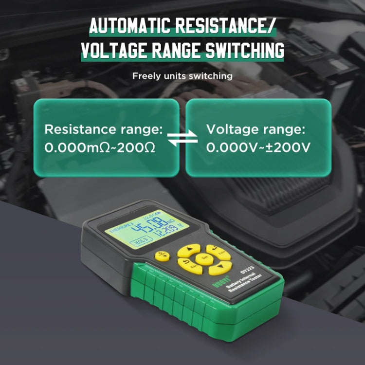 DUOYI DY223 Electrical Vehicle Voltage Testing And Fault Diagnostic Instrument(Test Clip+Guage Pe...