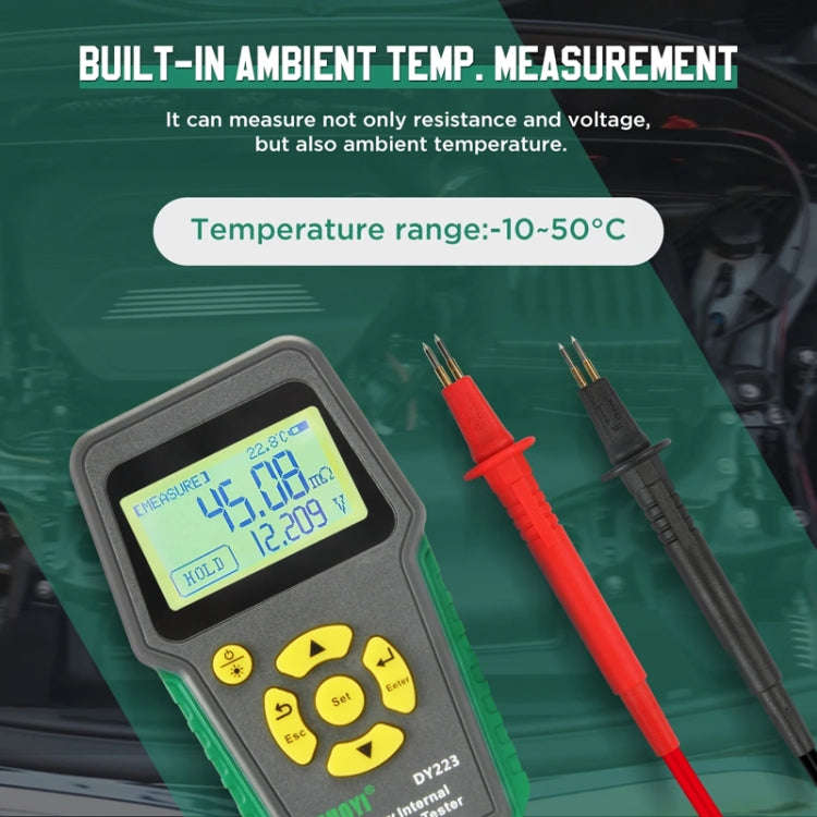 DUOYI DY223 Electrical Vehicle Voltage Testing And Fault Diagnostic Instrument(Test Clip+Guage Pe...