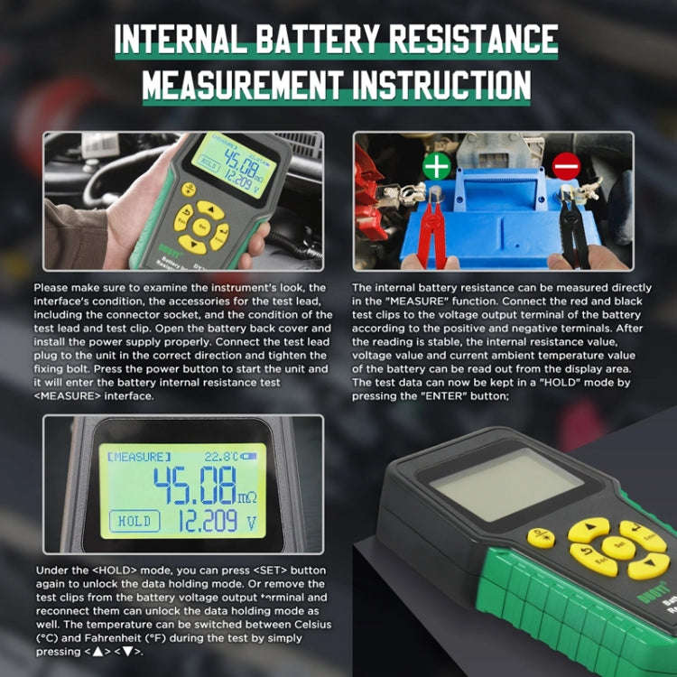 DUOYI DY223 Electrical Vehicle Voltage Testing And Fault Diagnostic Instrument(Test Clip+Guage Pe...