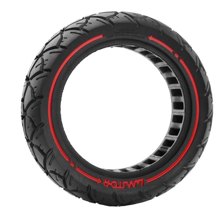 AIMITE 10 x 2.7-2.75 53.5 Card 255-70 Or 70 / 65-6.5 Scooter Universal Off-Road Tire(Red Line)