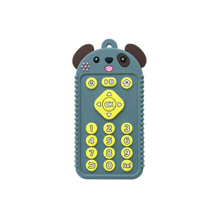 Cartoon Reomte Baby Teething Toys Silicone Baby Teether for Newborn Toddlers Infants, Style: Pupp...