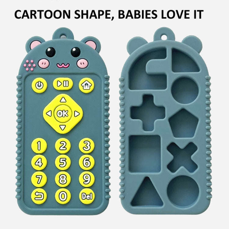 Cartoon Reomte Baby Teething Toys Silicone Baby Teether for Newborn Toddlers Infants, Style: Bear...