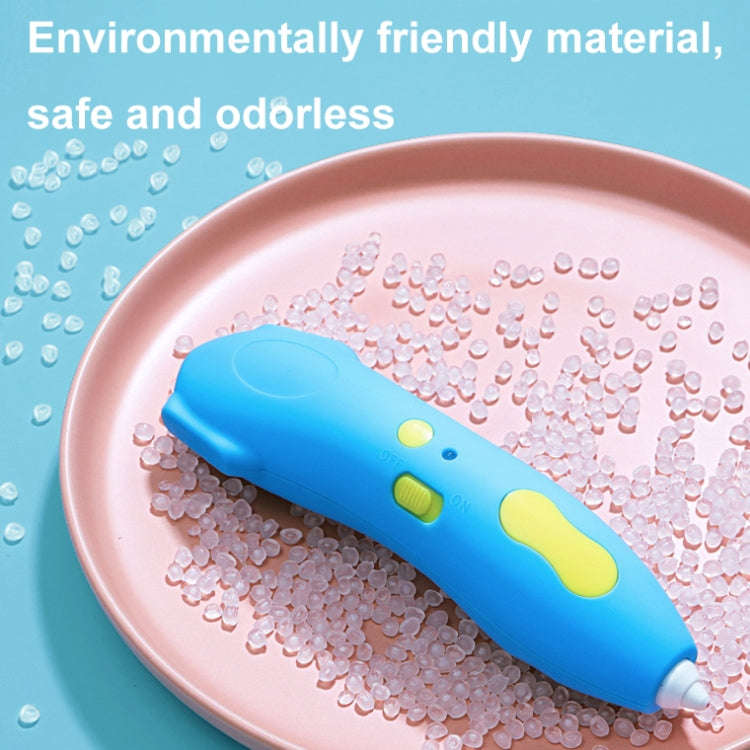 Infrared Sensing Low-temperature 3D Printing Pen Children DIY Graffiti Painting Pen(1000 mAh-Pink)