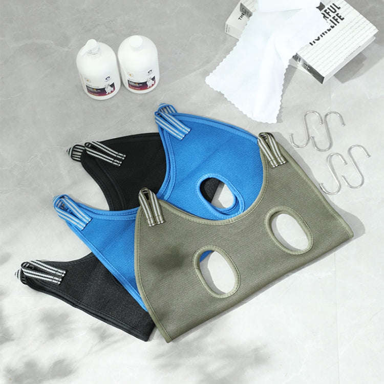 Multifunctional Anti-scratch Pet Grooming Fixed Bag Cat Bathing Tools, Size: XS(Black)