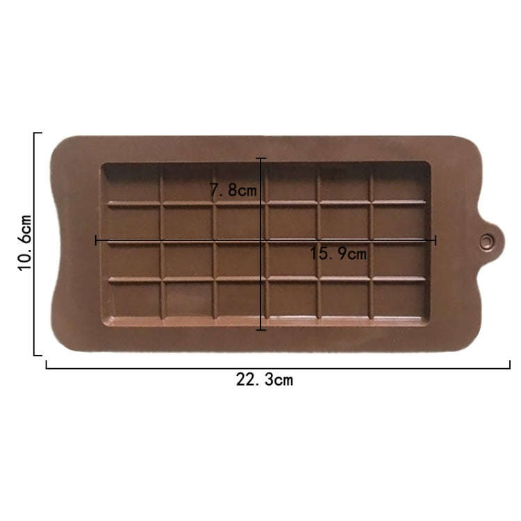 Full Plate Silicone Chocolate Block Mould High Temperature Resistant Baking DIY Mold(Chocolate Co...